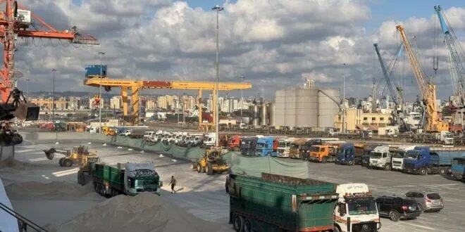 طرطوس: تصدير الفوسفات ينعش الاقتصاد مع تحميل الشحنة الخامسة إلى رومانيا