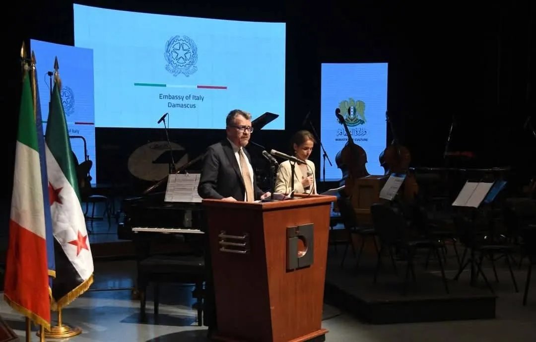 السفير الإيطالي بدمشق: احتفالنا بالعيد الوطني تكريم للشعب السوري وتعزيز للصداقة الثقافية