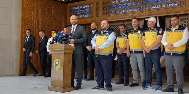 رسميًا: "الخوذ البيضاء" تنضم إلى وزارة الطوارئ والكوارث السورية لتعزيز الاستجابة الوطنية