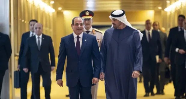 السيسي في أبوظبي: مباحثات مع بن زايد حول غزة والأوضاع الإقليمية