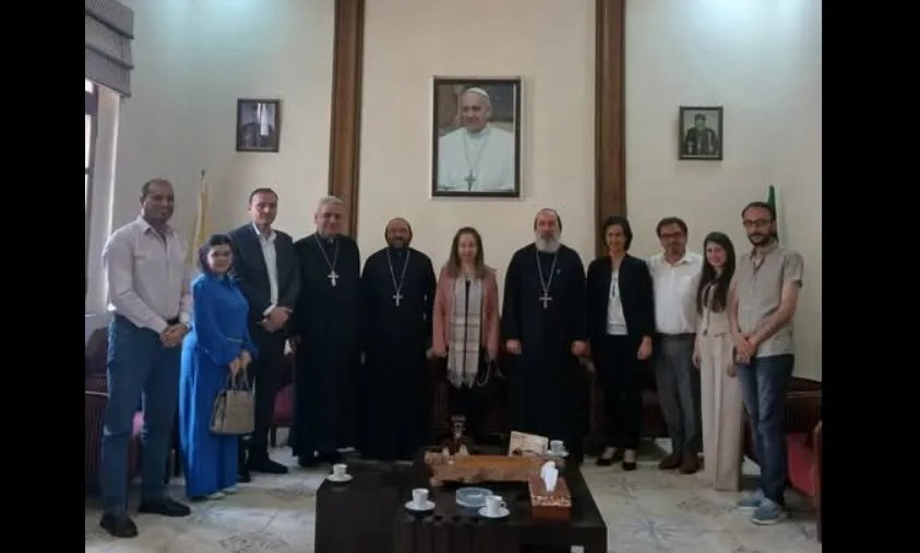 وفد المجلس الإسلامي الإسماعيلي يلتقي قيادات دينية مسيحية في حمص ويدعو إلى الوحدة الوطنية