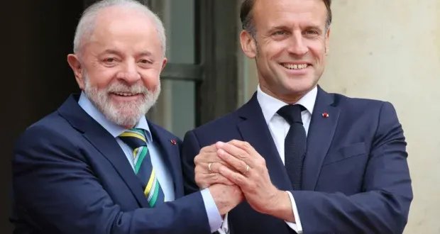 ماكرون يدعو البرازيل والهند والصين للضغط على روسيا لإنهاء حرب أوكرانيا.. والرئيس البرازيلي يتهم إسرائيل بـ"إبادة جماعية" في غزة