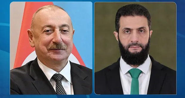الرئيس الأذربيجاني يهنئ الرئيس الشرع بعيد الأضحى ويتمنى لسوريا السلام والاستقرار