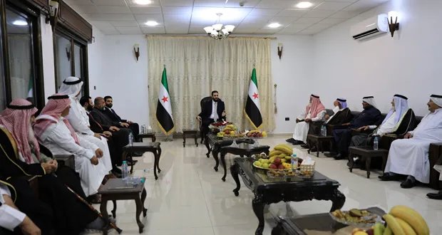 الرئيس الشرع يستقبل وفد هيئة الإصلاح من محافظة درعا