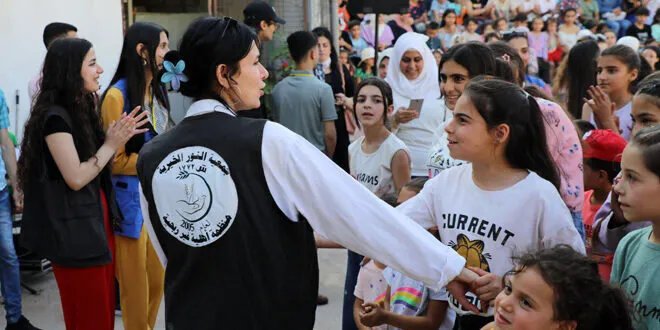 بسمة أمل في مصياف: جمعيتا النور ومدى الخيرية تنظمان يوماً ترفيهياً للأطفال