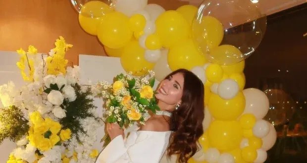 شيرين بيوتي تحتفل بتوديع العزوبية بإطلالة بيضاء ساحرة وتستعد لزفاف أسطوري