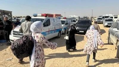 بدء عودة السوريين من لبنان عبر معبر عون الدادات بريف حلب الشرقي