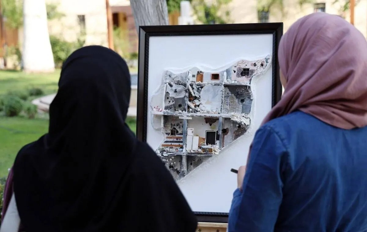 صرخة الذاكرة: معرض فني في إدلب يوثق جرائم النظام السوري بالصور