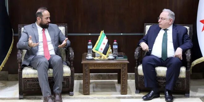 وزيرا المالية والإعلام يبحثان تعزيز التعاون ودعم الإعلام السوري