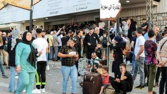 النظام يعلن: 373 ألف شخص من لبنان إلى سوريا بينهم 118 ألف لبناني منذ التصعيد