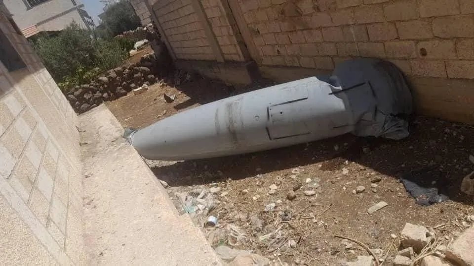درعا: سقوط بقايا صواريخ إيرانية أثناء عبورها الأجواء السورية