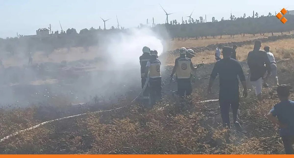 سوريا: إخماد عشرات الحرائق بينها حرائق نجمت عن التصعيد الإسرائيلي الإيراني