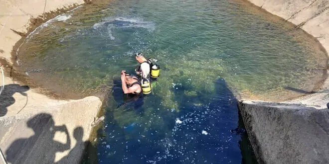 مأساة في حلب: العثور على جثة شاب غريق في قناة مياه بالسفيرة