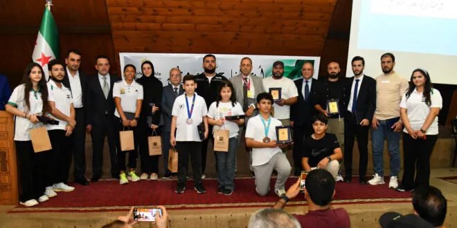 وزارة الرياضة السورية تحتفي بأبطالها المتألقين في المحافل الدولية