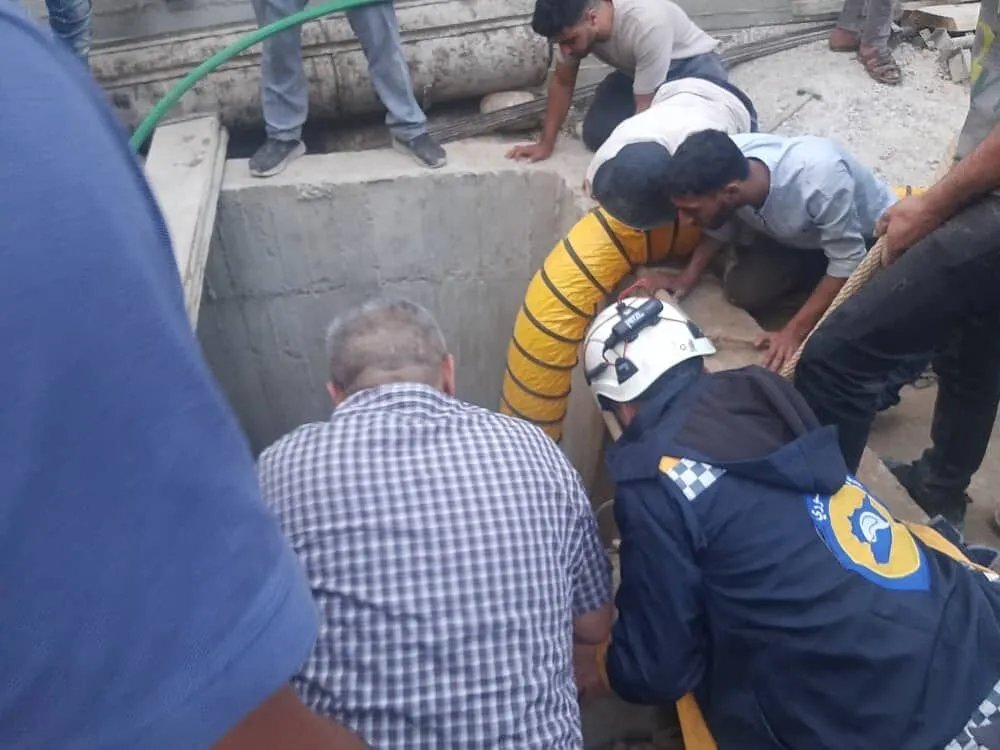 مأساة في ريف دمشق: مصرع ثلاثة شبان غرقًا أثناء تنظيف بئر مياه