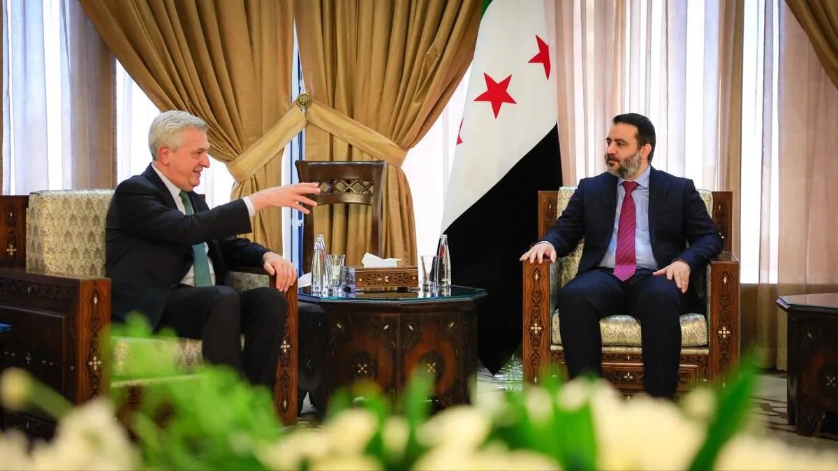 الشيباني وغراندي يبحثان في دمشق عودة اللاجئين وسبل دعم جهود الحكومة السورية