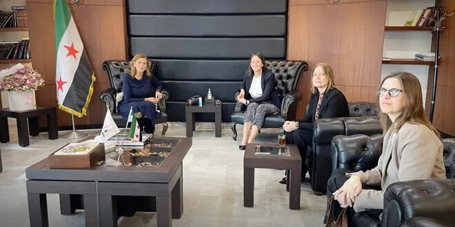 هند قبوات تبحث مع جيسيكا سفاردستروم تعزيز التعاون لتحسين الاقتصاد السوري
