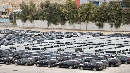 إعادة تصدير 4578 مركبة من المنطقة الحرة الأردنية إلى سوريا خلال 3 أشهر