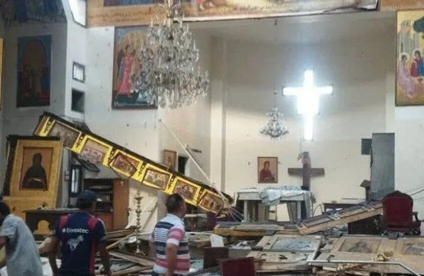 تفجير دام يستهدف كنيسة مار إلياس في دمشق: عشرات القتلى والجرحى
