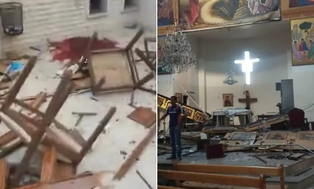 تفجير يستهدف كنيسة في دمشق مخلفاً عشرات الضحايا والمصابين