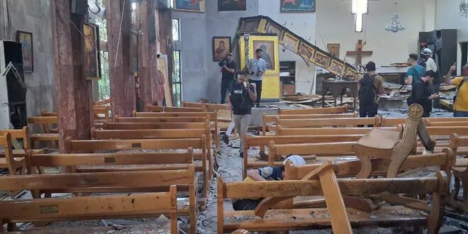 تفاصيل الهجوم الإرهابي على كنيسة مار إلياس في الدويلعة بدمشق وارتفاع عدد الضحايا