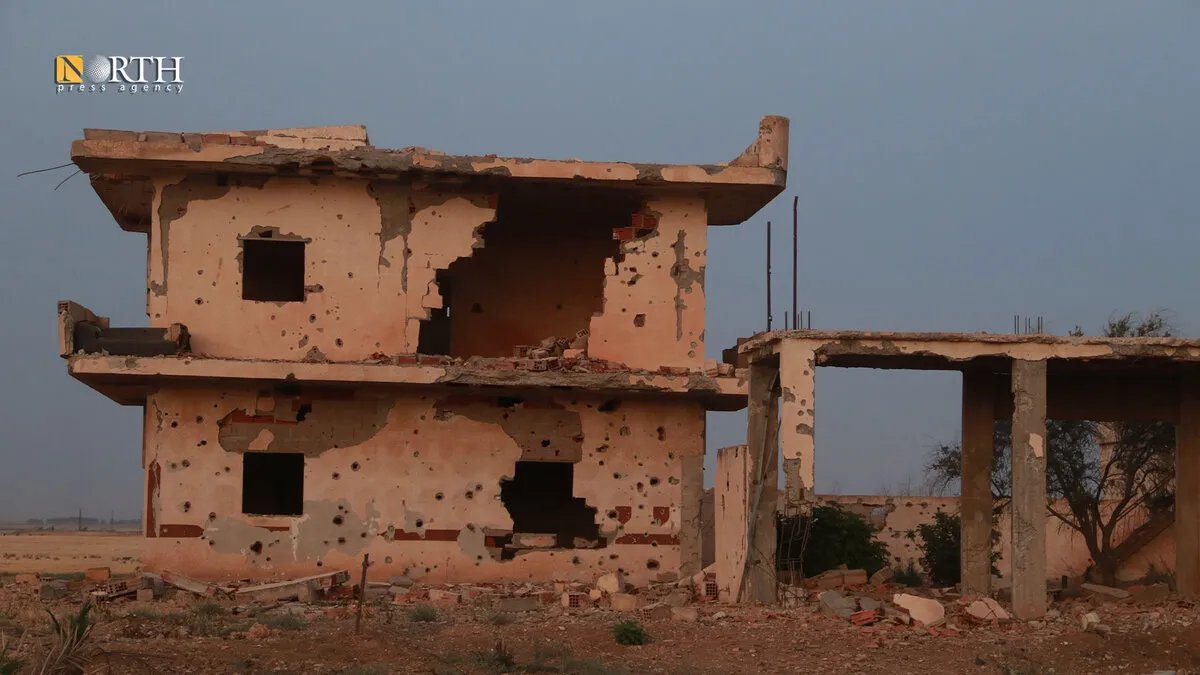 آثار الدمار: ضربات تركية تخلف خراباً في بلدة زركان بريف الحسكة
