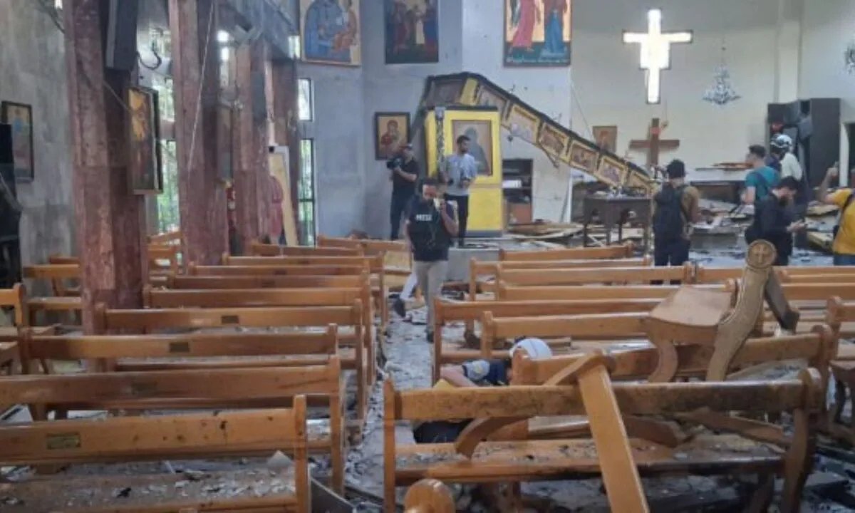 ارتفاع حصيلة ضحايا تفجير كنيسة دمشق وسط إدانات واسعة