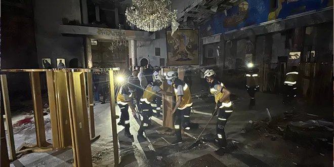 إدانة عربية واسعة للاعتداء الإرهابي على كنيسة مار إلياس في دمشق باليونسكو