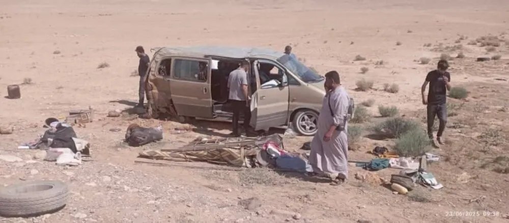 تكرار الحوادث على طريق دمشق – دير الزور يثير قلق الأهالي ومطالبات بالتدخل العاجل