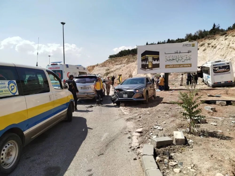 دمشق: 7 إصابات في ثلاثة حوادث سير متفرقة خلال يوم واحد