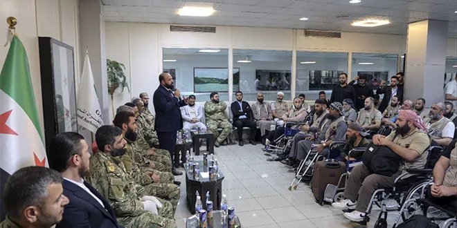 اللواء محمد خير حسن شعيب يستقبل حجاج وزارة الدفاع من الجرحى العائدين من مناسك الحج