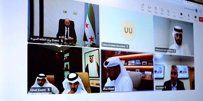 سوريا والأردن وقطر تبحث التعاون في مشاريع الطاقة ونقل الغاز