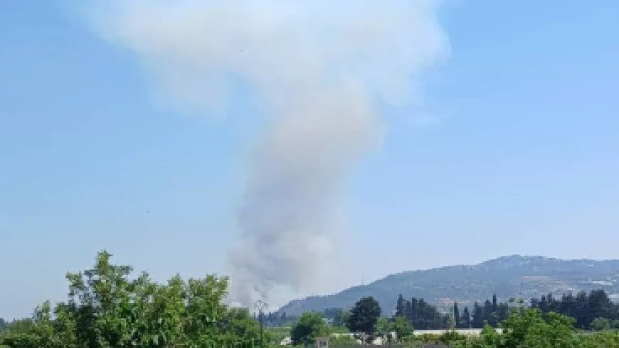 اندلاع حريق في موقع عسكري سابق يتسبب بانفجارات في جبلة وبانياس