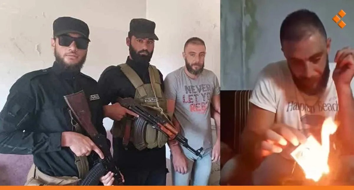 طرطوس: توقيف شاب بعد إحراقه بطاقة التسوية في فيديو أثار جدلاً