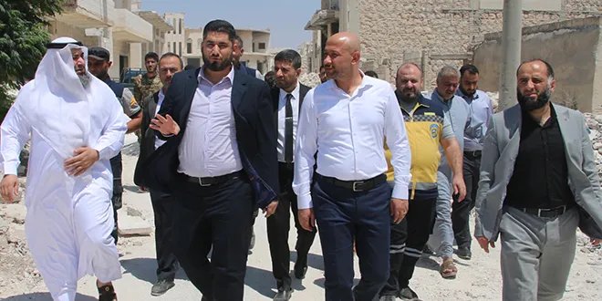 وزير الطوارئ السوري يتفقد مشاريع الوزارة والدفاع المدني في إدلب ويدعو لتوسيعها