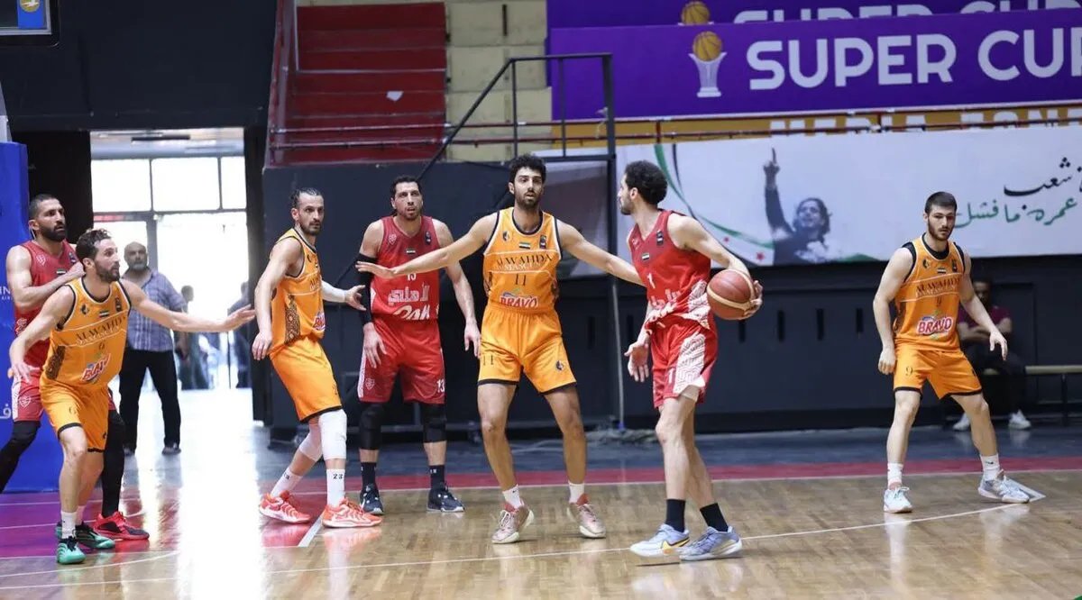 الوحدة الدمشقي يكتسح دوري السلة للمحترفين ويتوج باللقب للمرة الثالثة على التوالي