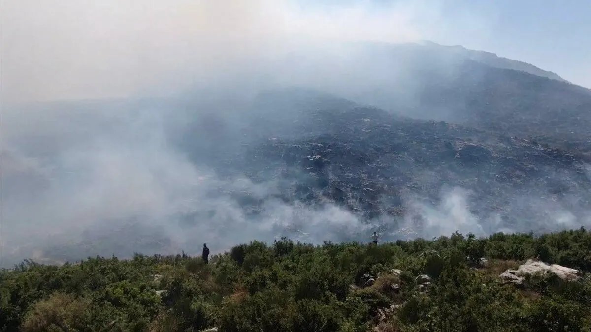 السيطرة على معظم حريق مصياف بجهود مشتركة من الدفاع المدني والمجتمع المحلي