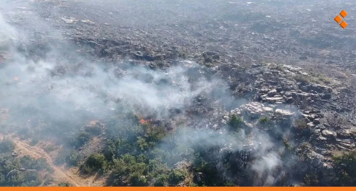 بعد يومين من الجهود: إخماد كامل لحريق غابات مصياف في ريف حماة