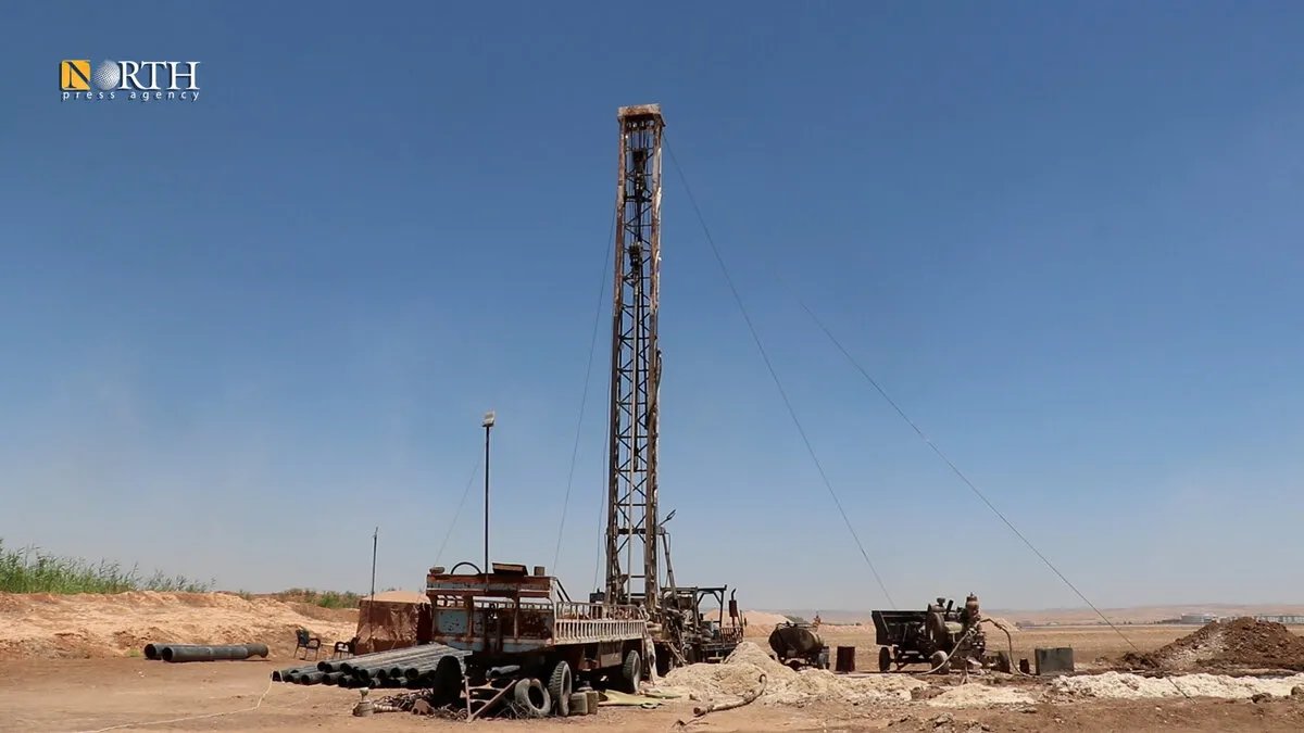 القامشلي: بلدية الشعب تطلق مشروعاً لحفر 20 بئراً لتأمين المياه بتكلفة 2.8 مليون دولار