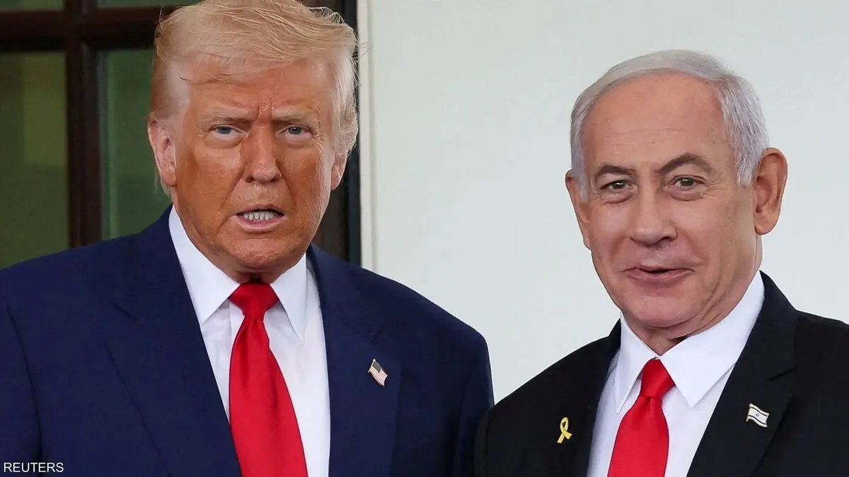 ترامب يدافع عن نتنياهو ويصف محاكمته بـ"المهزلة"