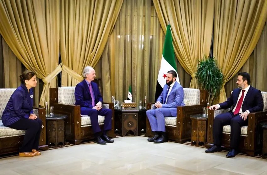 الرئيس السوري يستقبل المبعوث الأممي غير بيدرسون في دمشق لبحث تطورات الملف السوري