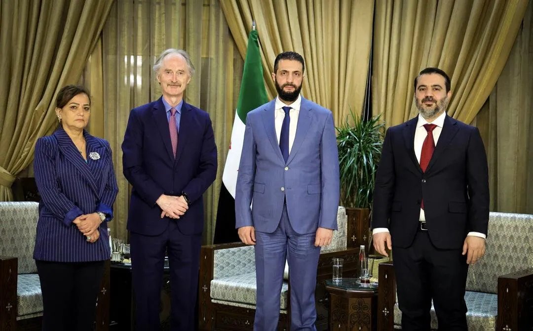 بيدرسون يكشف تفاصيل مباحثاته مع الرئيس الشرع حول الوضع الأمني في سوريا