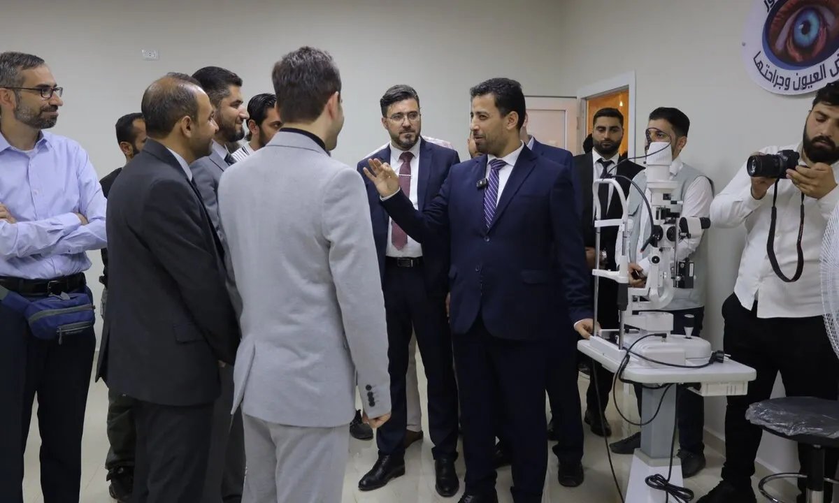 وزارة الصحة و SAMS تنظمان بعثة طبية متعددة التخصصات وتفتتحان مركزاً للعيون في إدلب