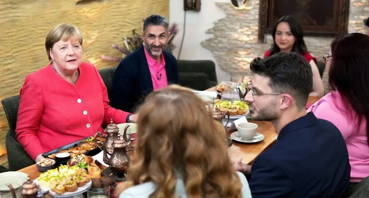 ميركل تنتقد سياسة اللجوء الألمانية في لقاء مع لاجئين سوريين ببرلين