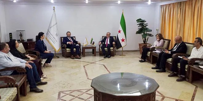 وزير التعليم العالي السوري يبحث مع معهد BACT في دبي مبادرات للتعاون في مجال التعليم والتدريب