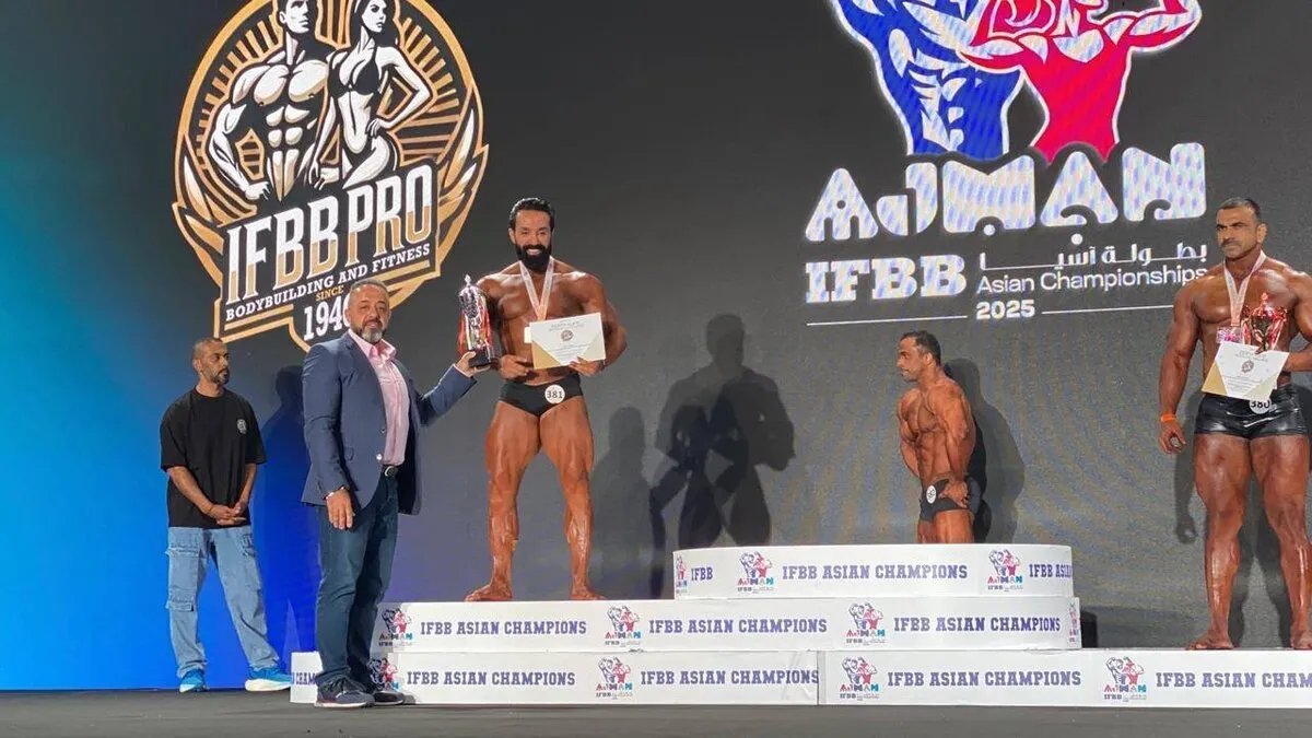 إيقاف لاعب كمال الأجسام السوري علاء النائب بعد اتهامات بالمشاركة في جرائم حرب