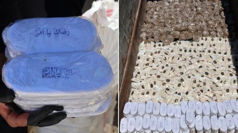 ضجة في سوريا: عبارة "رضاك يا أمي" على أكياس مخدرات مهربة تثير جدلاً واسعاً