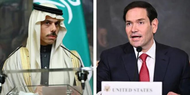 وزيرا خارجية السعودية وأمريكا يناقشان هاتفياً تطورات الأوضاع في الشرق الأوسط، وعلى رأسها سوريا وغزة