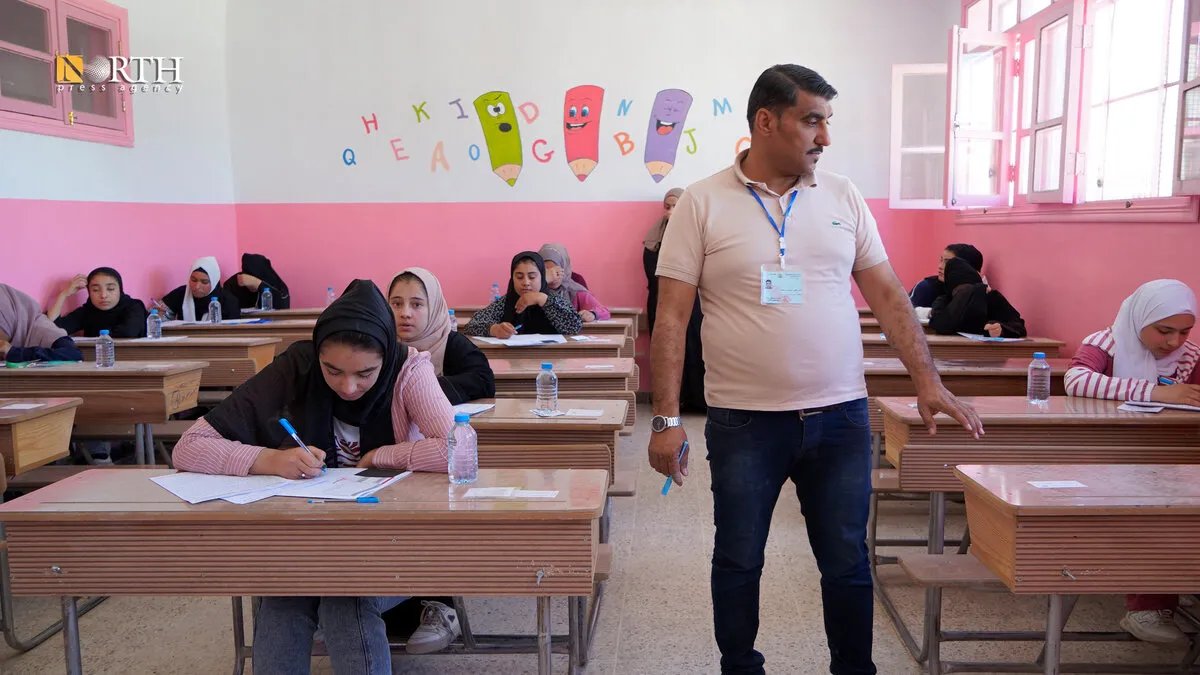 الرقة: وفد من وزارة التربية وهيئة التربية يتفقد سير الامتحانات