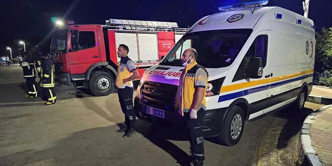 تأمين احتفالات الهوية البصرية الجديدة: انتشار مكثف لسيارات الإسعاف والإطفاء في دمشق